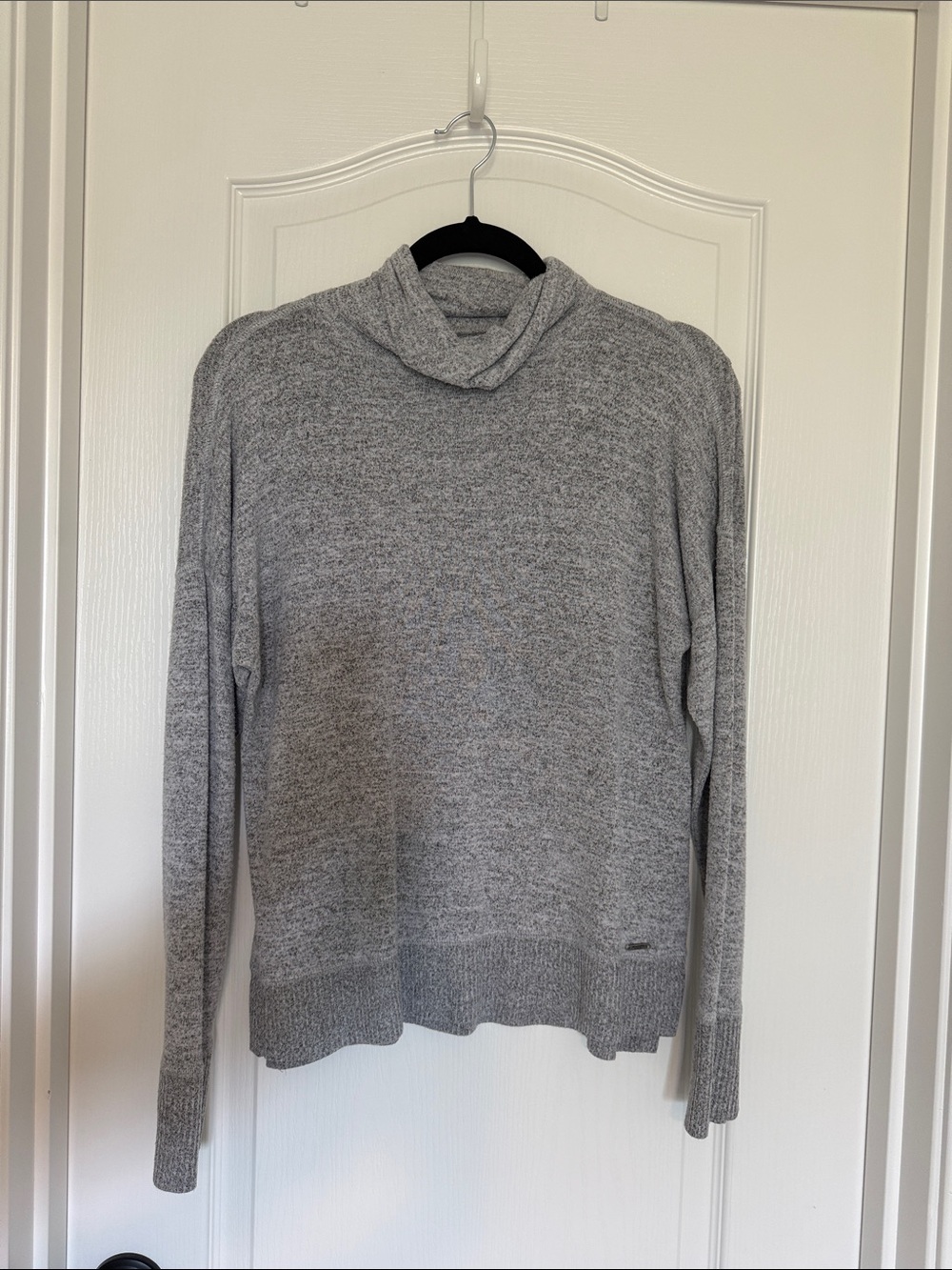 Abercrombie & Fitch Gray Cowl Neck Sweater